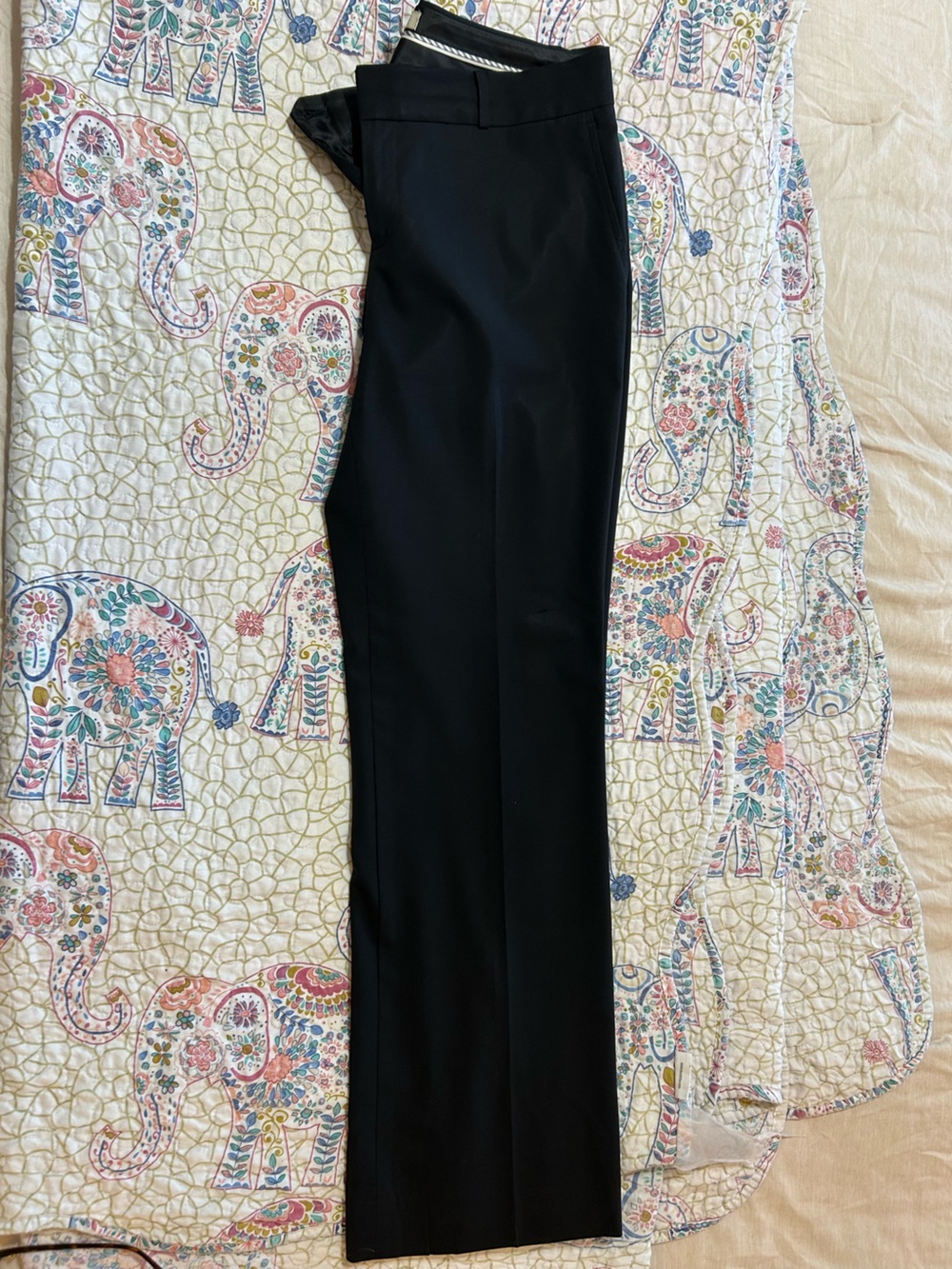Banana Republic Black Dress Pants with Subtle Hook Closure